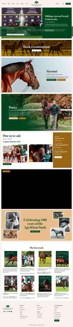 Posnetek zaslona agakhanstuds.com