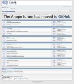 Captura de pantalla forum.anope.org