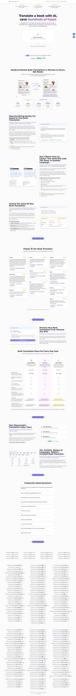 Snímka obrazovky translateabook.com