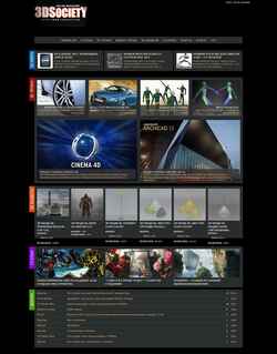 Screenshot 3dsociety.ru