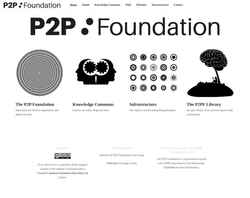 Skærmbillede p2pfoundation.net
