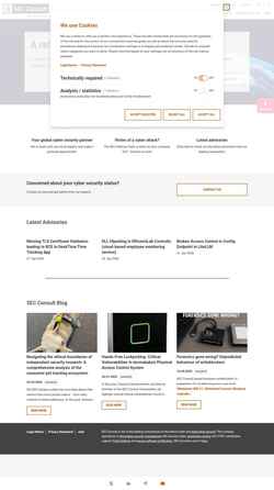 Screenshot sec-consult.com