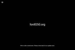 Captura de pantalla fordf250.org