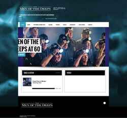 Screenshot menofthedeeps.com
