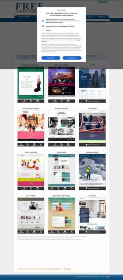 Schermata freewebsitetemplates.com