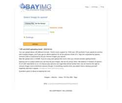 Zrzut ekranu bayimg.com