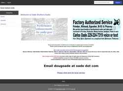 Screenshot oade.com