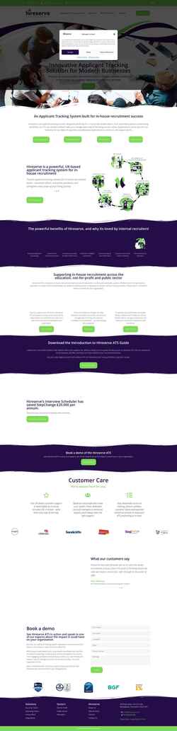 Screenshot hireserve.com