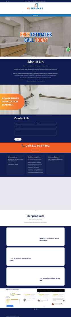 Screenshot e1services.net