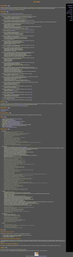 Снимак екрана out-lame.sourceforge.net