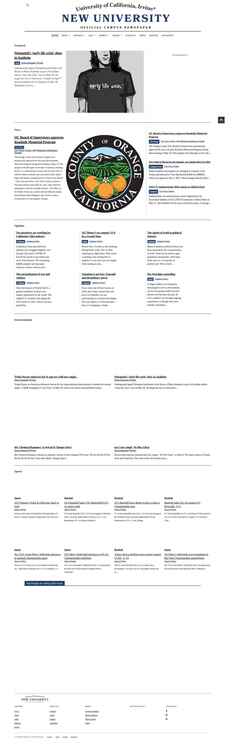 Skærmbillede newuniversity.org