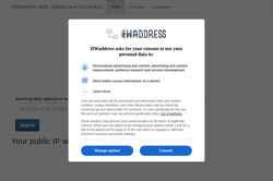 Képernyőkép hwaddress.com