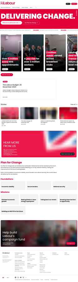スクリーンショット labour.org.uk