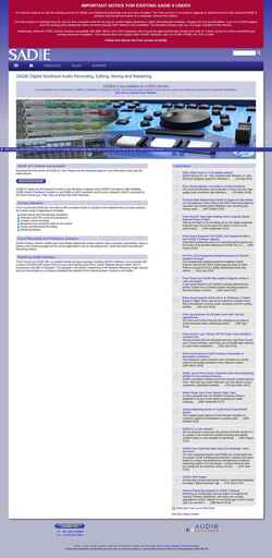 Screenshot sadie.com