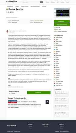 Screenshot forex-tester.findmysoft.com
