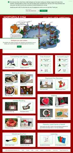 Schermata northpole.com