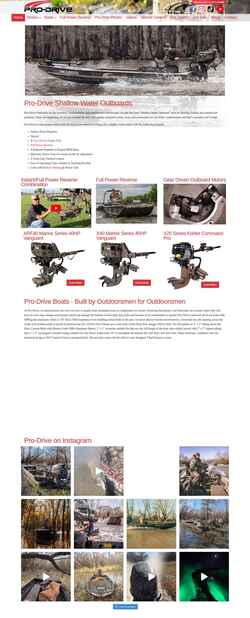 Екранна снимка prodriveoutboards.com