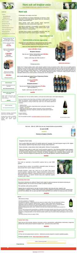 Snímek obrazovky noni-sok.savjeti.com