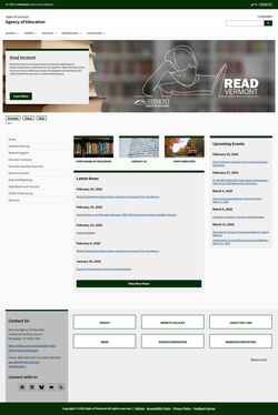 Снимак екрана education.vermont.gov