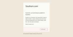 Snímek obrazovky southern.com