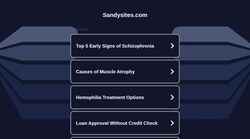 Screenshot sandysites.com