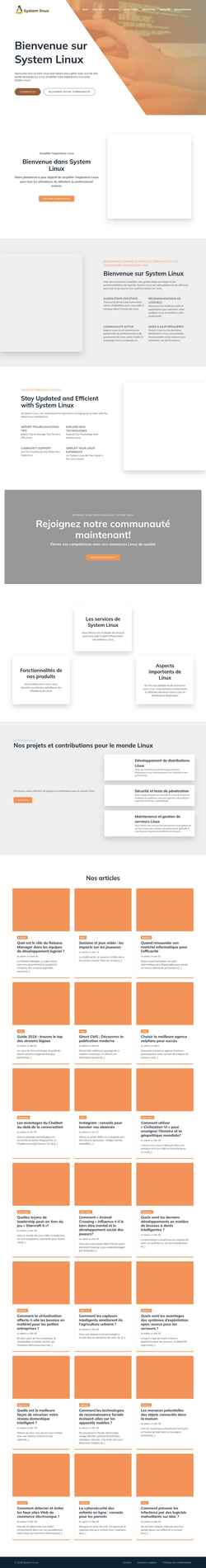 Snímek obrazovky system-linux.net