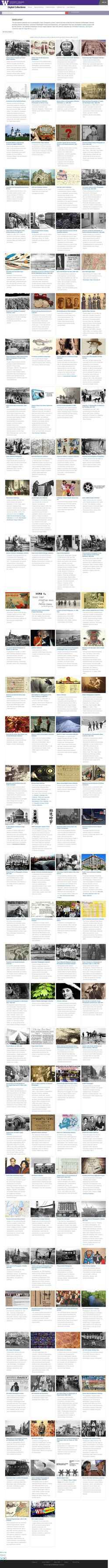 Snímek obrazovky content.lib.washington.edu