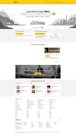 Captura de pantalla answers.yellowpages.ca