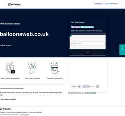 Snímek obrazovky balloonsweb.co.uk