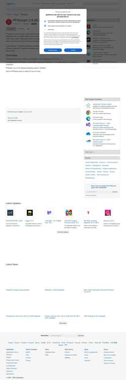 Екранна снимка ppstream.updatestar.com