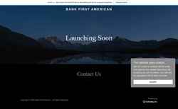 Captura de pantalla bankfirstamerican.com
