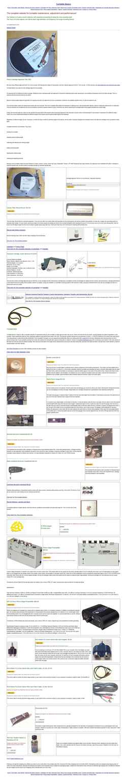 Screenshot turntablebasics.com