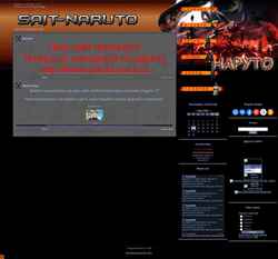 Captura de pantalla sait-naruto.ucoz.ru