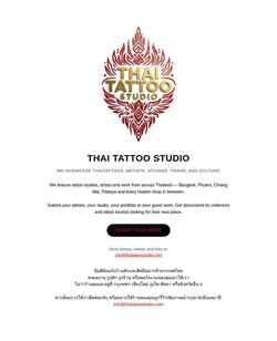 Snímek obrazovky thaitattoostudio.com