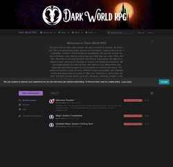 Снимак екрана darkworldrpg.com