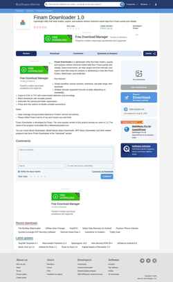 Schermata finam-downloader.software.informer.com