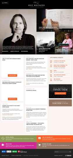 Ekran görüntüsü ericwhitacre.com