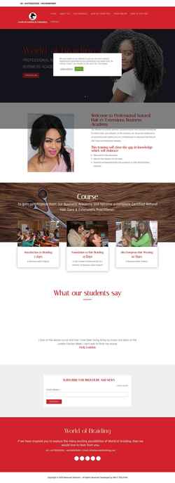 Snímka obrazovky worldofbraiding.com