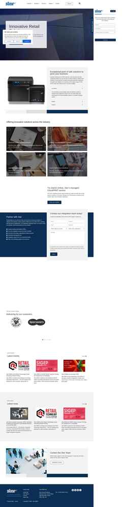 Posnetek zaslona star-emea.com
