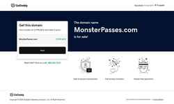 Captura de pantalla monsterpasses.com
