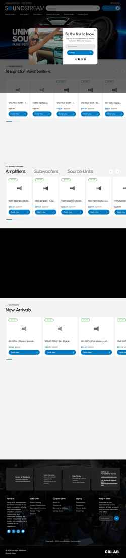Screenshot soundstream.com