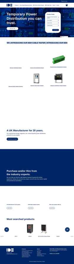 Screenshot idesystems.co.uk