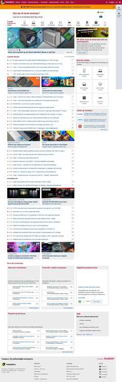 Captura de pantalla tweakers.net