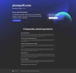 Screenshot plumpuff.com