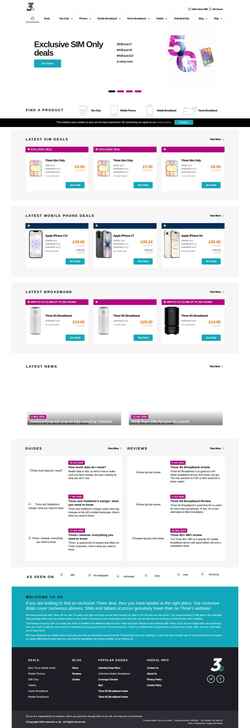 Снимак екрана 3g.co.uk