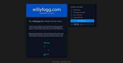 Screenshot willyfogg.com