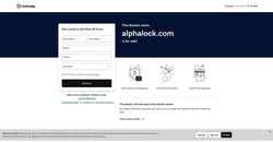 Zrzut ekranu alphalock.com