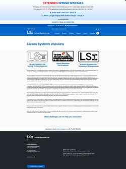 Screenshot larsonsystems.com