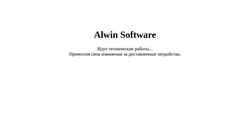 Snímka obrazovky alwinsoft.ru