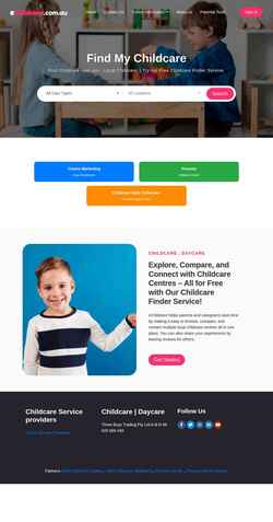 Zrzut ekranu echildcare.com.au